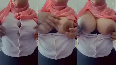 Jilbab Pink Jumbo Lustyberryy Bugil Show Viral Hot